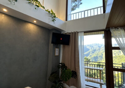 Mood Mountain Loft Bedroom